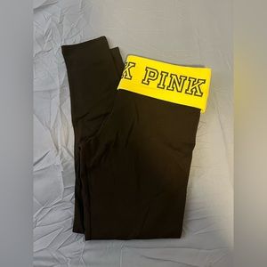 PINK/VS BNWT FOLD OVER LEGGINGS SIZE LARGE